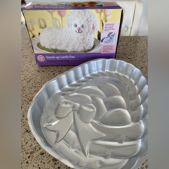 Wilton Other - 2 Wilton Vintage Easter Cake Pans Stand Up Lamb and Basket